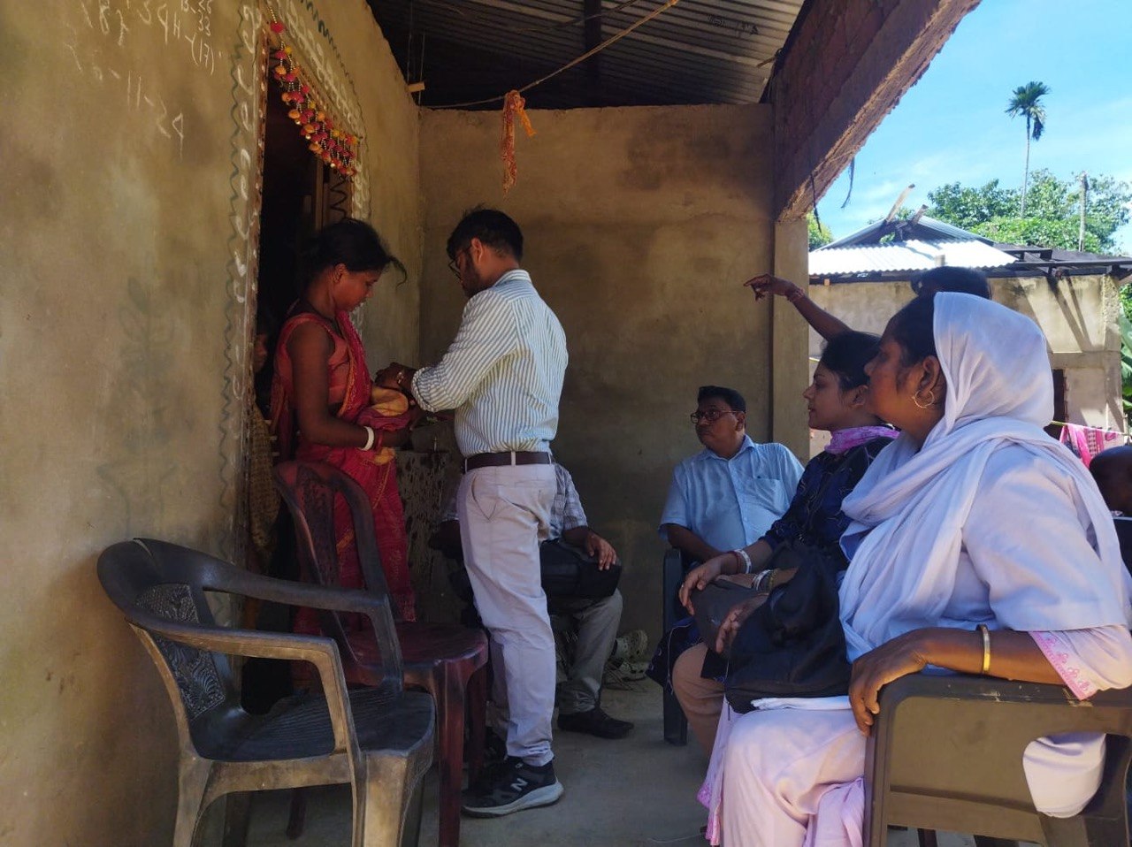 Doctor in hospital village