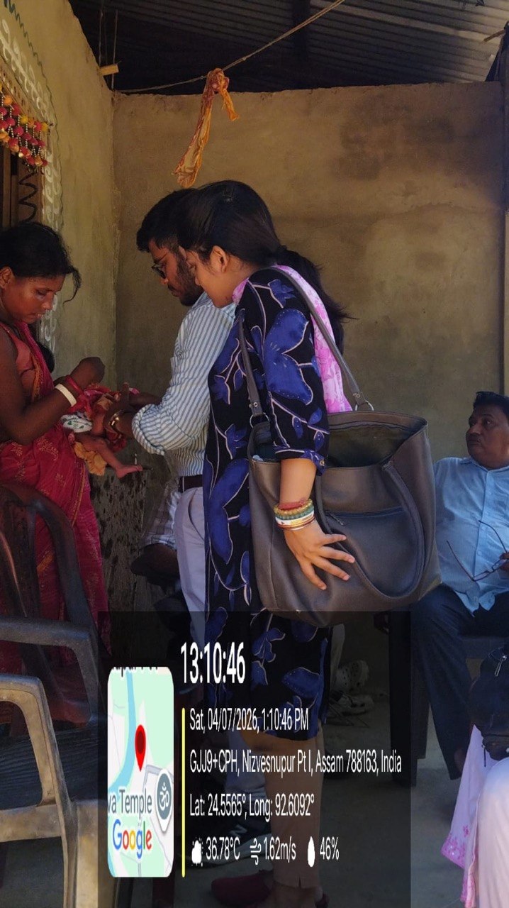 Doctor in hospital village